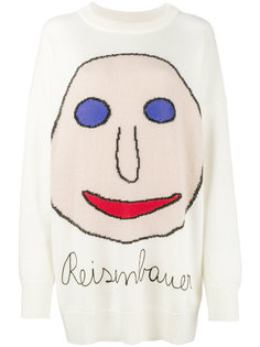 свитер в технике интарсия Reisenbauer Christopher Kane