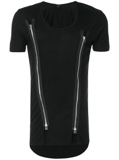 zip insert T-shirt Unconditional