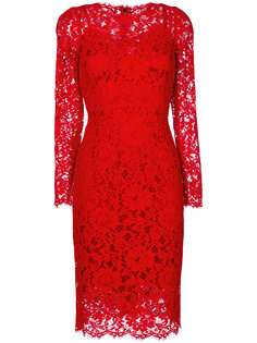 кружевное платье  Dolce &amp; Gabbana