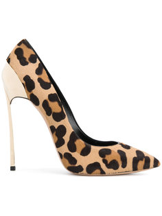 leopard print pumps  Casadei
