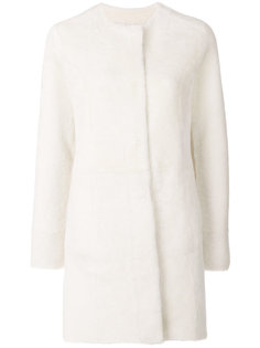 collarless coat Drome