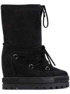 lace-up Chaucer boots Casadei