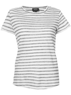 striped T-shirt A.P.C.