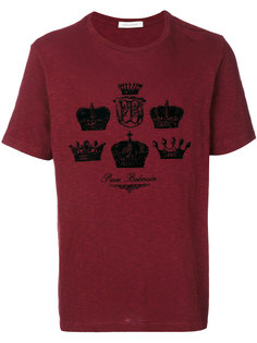 футболка с принтом короны Pierre Balmain