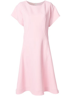 short-sleeved flared dress Marni
