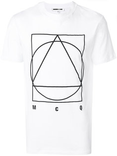 футболка с принтом glyph icon McQ Alexander McQueen