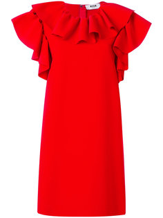 sleeveless ruffle dress MSGM