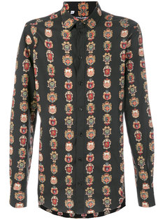 рубашка с принтом гербов Dolce &amp; Gabbana