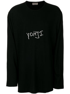 футболка с длинными рукавами Yohji  Yohji Yamamoto