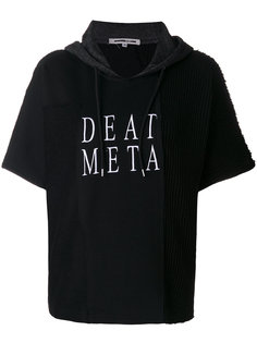 embroidered death metal hoodie McQ Alexander McQueen