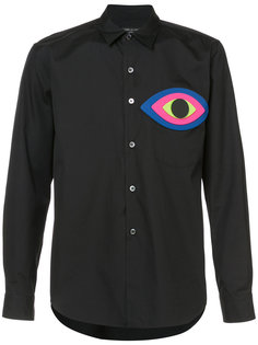 рубашка с аппликацией в форме глаза Comme Des Garçons Homme Plus
