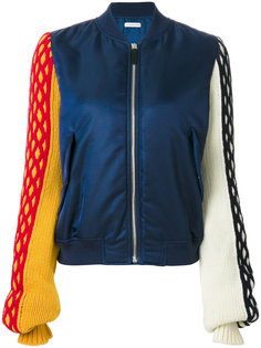 knitted sleeve bomber jacket J.W.Anderson