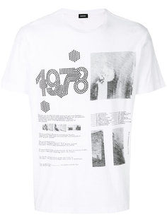футболка с заклепками Diesel