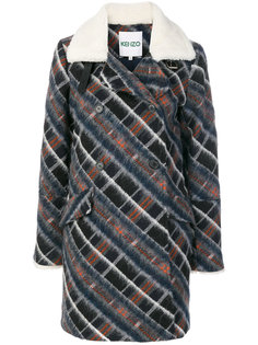 plaid coat Kenzo