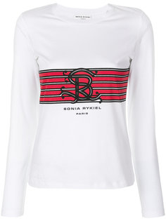 футболка с принтом с логотипом Sonia Rykiel