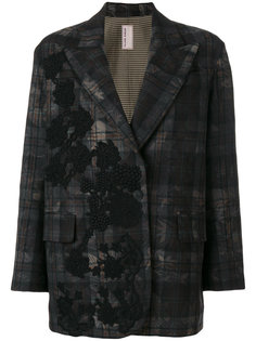 appliqué checked jacket Antonio Marras