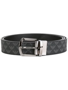 ремень с монограммным узором Emporio Armani