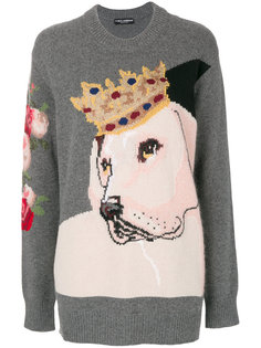 свитер с королевской собакой Dolce &amp; Gabbana