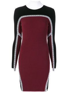 turtle neck fitted dress Versus