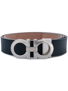ремень с двойной пряжкой Gancio Salvatore Ferragamo