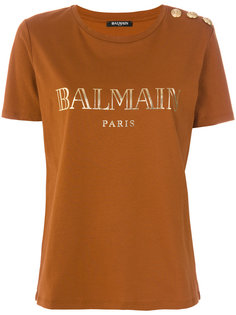 logo printed T-shirt Balmain