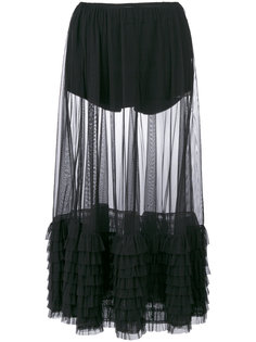 sheer pleated midi skirt Amen Amen.