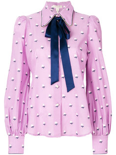 rose fill tie neck blouse Marc Jacobs