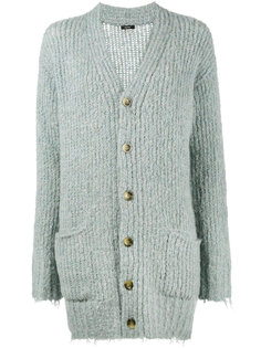 oversized raw edge cardigan R13