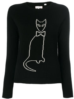 кашемировый свитер с изображением кота  Chinti And Parker