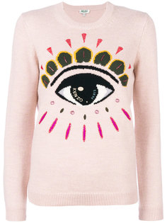 eye embroidered sweater Kenzo