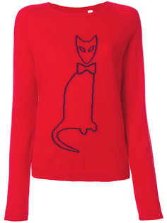 cashmere cat outline sweater Chinti And Parker