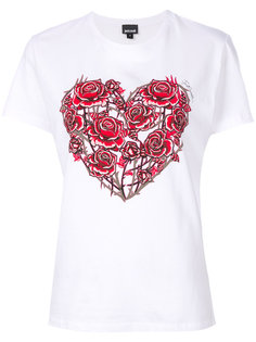 roses print T-shirt Just Cavalli
