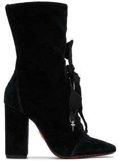 bow lace over the ankle boots Cesare Paciotti
