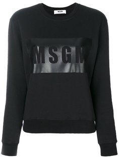 толстовка с логотипом  MSGM