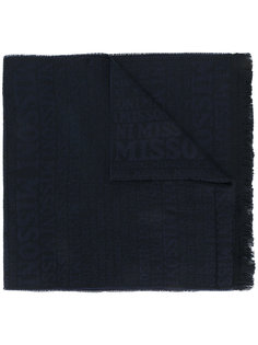 шарф с необработанными краями M Missoni