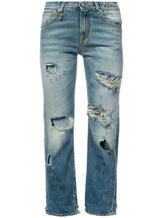 distressed boyfriend jeans R13