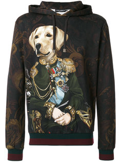 толстовка Royal Pet Portrait с капюшоном Dolce &amp; Gabbana