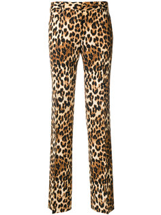 брюки с леопардовым принтом  Alberto Biani