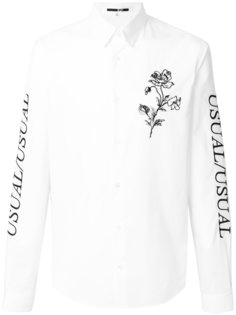 рубашка с вышивкой McQ Alexander McQueen