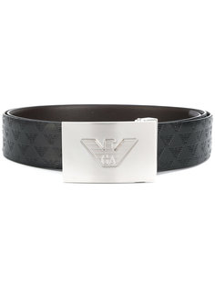 ремень с тисненым логотипом Emporio Armani