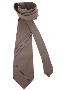 галстук в полоску Yves Saint Laurent Vintage