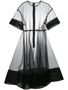 полупрозрачное платье  Comme Des Garçons Noir Kei Ninomiya