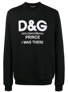толстовка с принтом с логотипом Dolce &amp; Gabbana