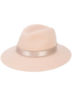 satin banded trilby Maison Michel