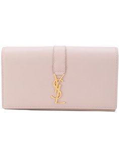 zip-around monogram wallet Saint Laurent