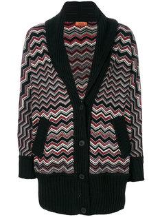 кардиган с воротником шалькой и узором  Missoni