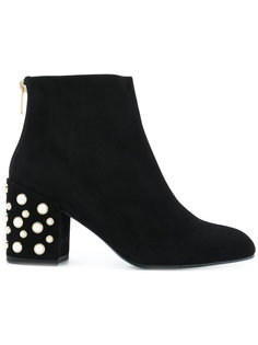 ботинки с заклепками на каблуке Stuart Weitzman