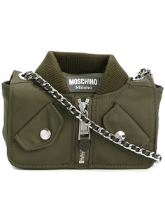 biker shoulder bag Moschino