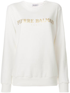 толстовка с логотипом  Pierre Balmain