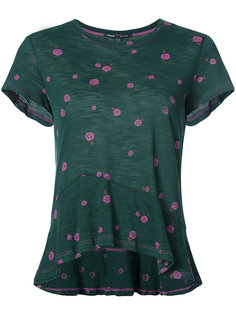 short-sleeved printed top Proenza Schouler